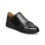 Allen Edmonds Chambers Reserve Crocodile Lace-up Sneaker Black (8626)