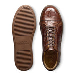 Allen Edmonds Chambers Reserve Crocodile Lace-up Sneaker Chili (8552)