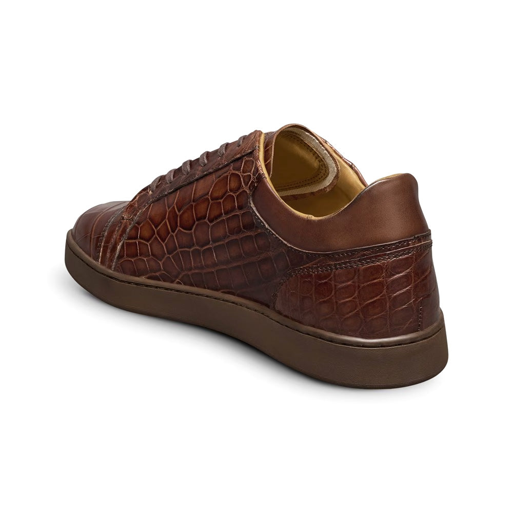 Allen Edmonds Chambers Reserve Crocodile Lace-up Sneaker Chili (8552)