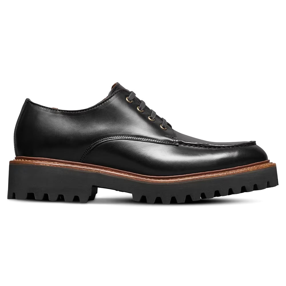 Allen Edmonds Palmer Leather Weatherproof Apron-toe Derby Dress Shoe Black (8947)