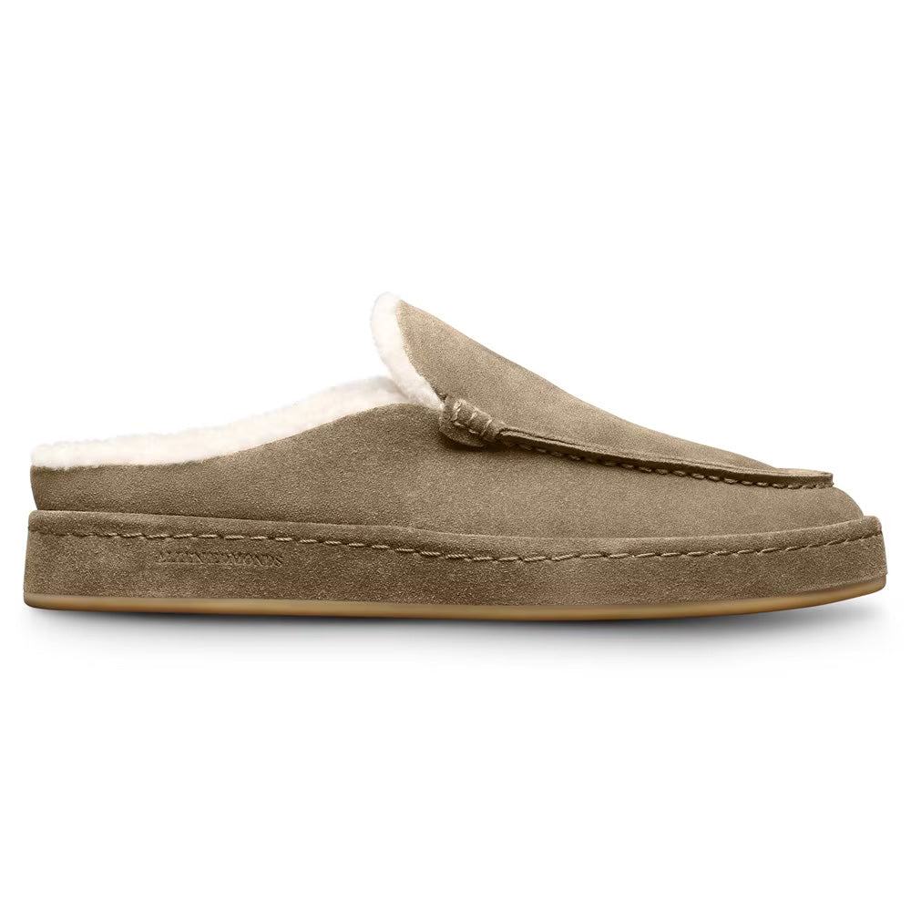 Allen Edmonds Bowen Shearling Suede Slipper Tobacco (8966)