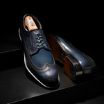 Allen Edmonds Mason Reserve Wingtip Derby Dress Shoes Navy (8534)
