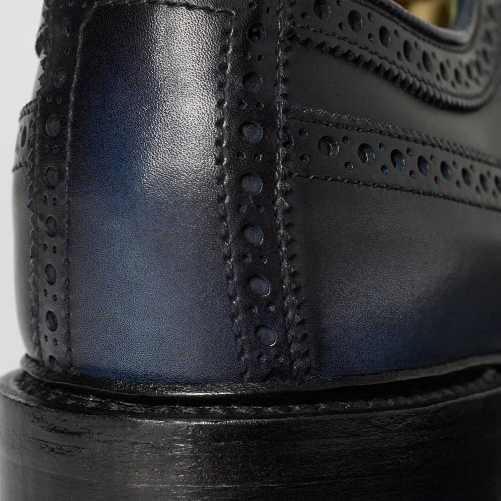 Allen Edmonds Mason Reserve Wingtip Derby Dress Shoes Navy (8534)