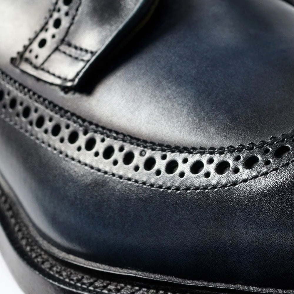 Allen Edmonds Mason Reserve Wingtip Derby Dress Shoes Navy (8534)