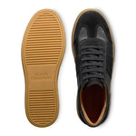 Allen Edmonds Ludlow Leather & Suede Slip-on Stretch-lace Sneaker Black (8458)
