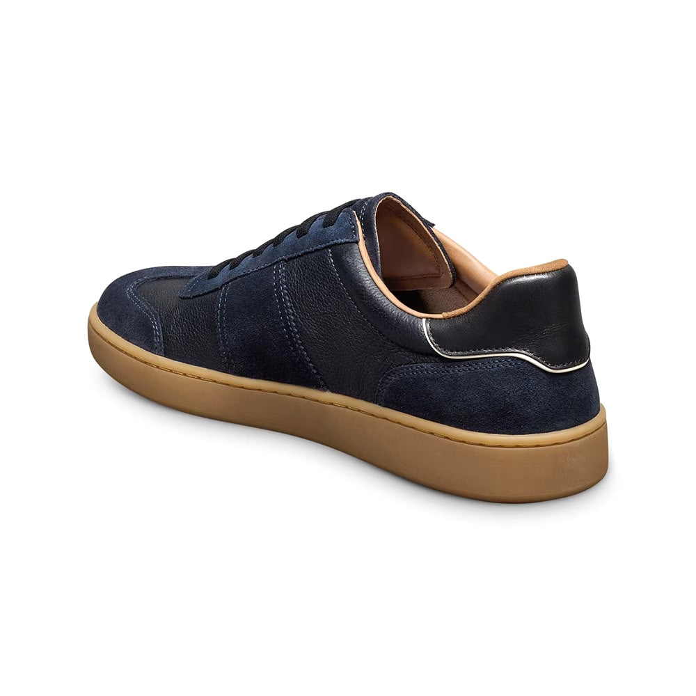 Allen Edmonds Ludlow Leather & Suede Slip-on Stretch-lace Sneaker Navy (8460)