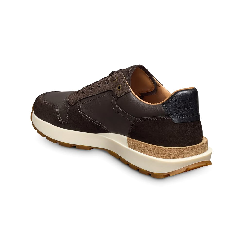 Allen Edmonds Lionel Suede Lace-Up Sneaker Dark Brown (8462)