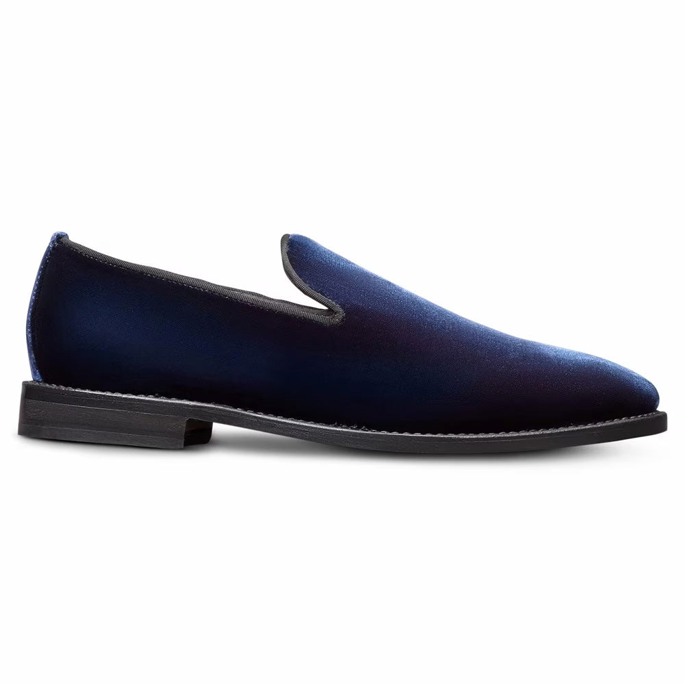 Allen Edmonds Robinson Smoking Velvet Slip-On Loafer Navy (8950)