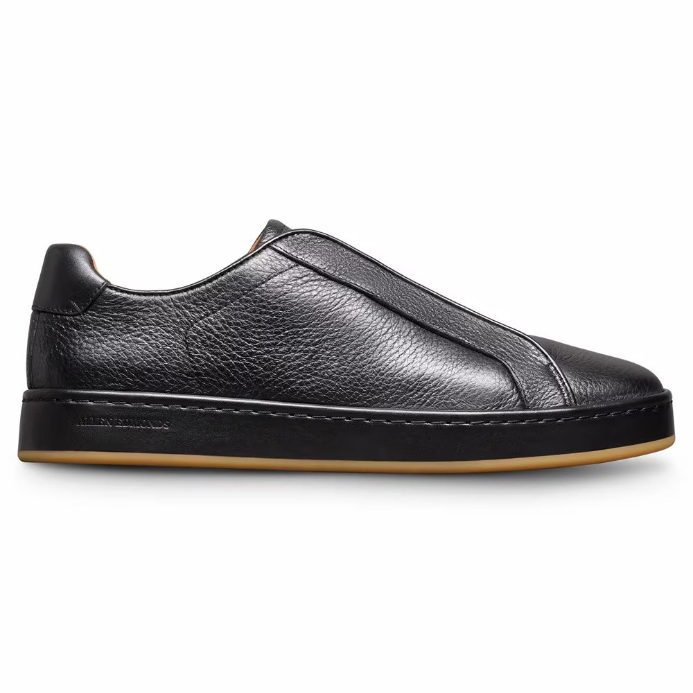 Allen Edmonds Banks Leather Slip-On Stretch Sneaker Black (8977)