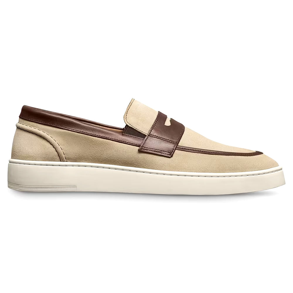 Allen Edmonds Randolph 2.0 Suede & Leather Slip-on Sneaker Sand (9249)