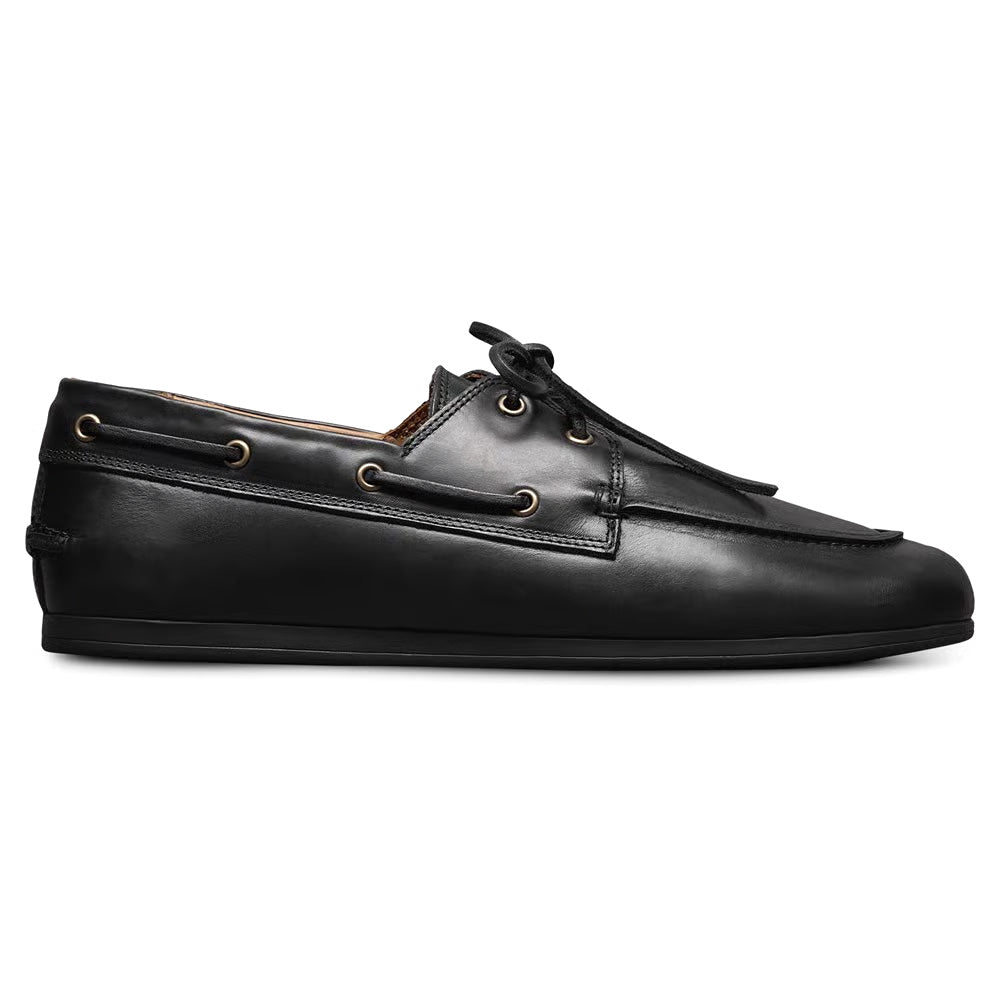 Allen Edmonds Aruba Chromexcel Leather Boat Shoe Black (9399)
