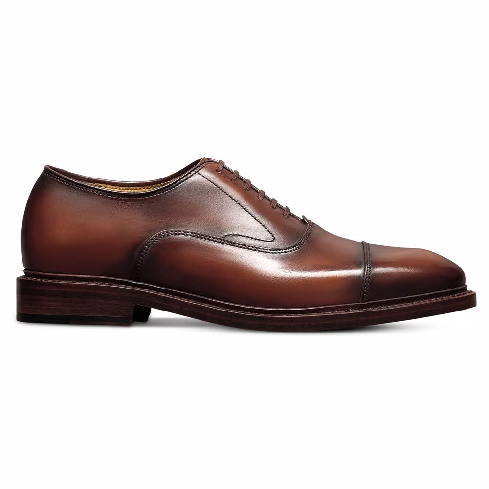 Allen Edmonds Manhattan Reserve Cap-toe Oxford Dress Shoe Coffee (9345)