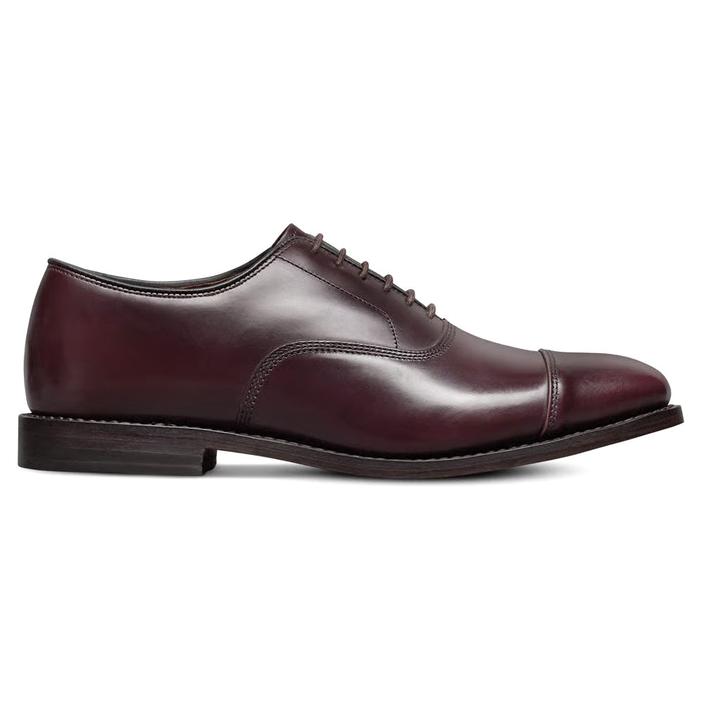 Allen Edmonds Park Avenue Leather Cap-toe Derby Dress Shoe Burgundy (9675)