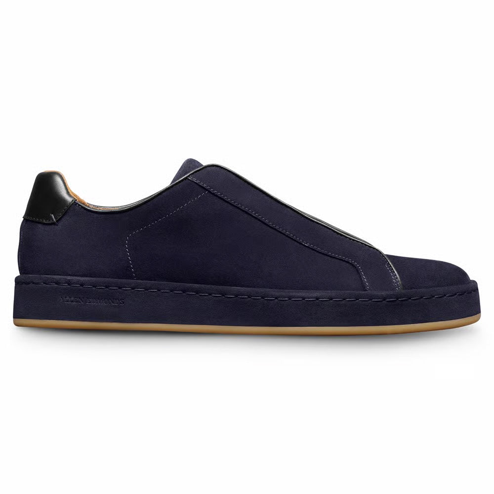 Allen Edmonds Banks Suede Slip-On Stretch Sneaker Navy (9550)