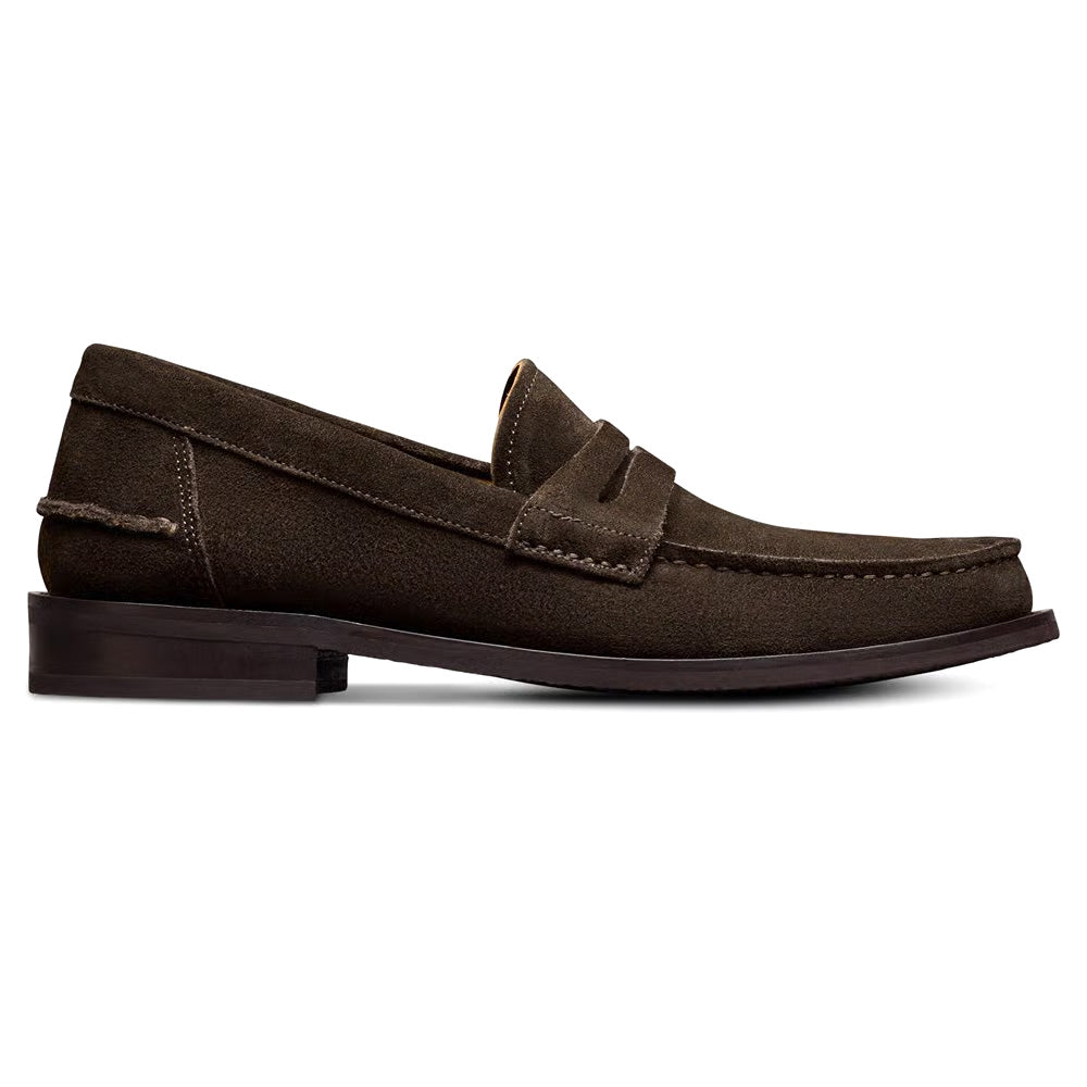 Allen Edmonds Sorrento Suede Penny Loafer Bitter Chocolate (9628)
