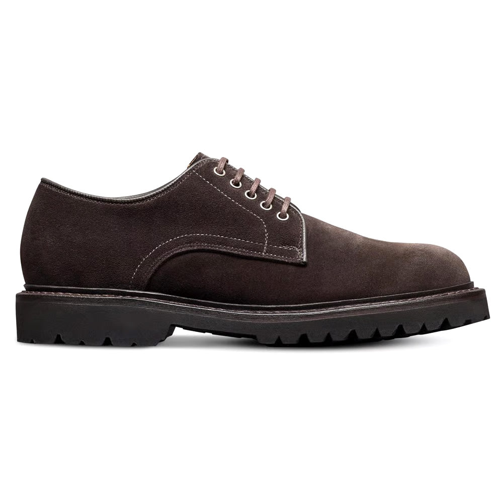 Allen Edmonds Carmine Reserve Suede Lug Derby Dress Shoe Bitter Chocolate (9719)