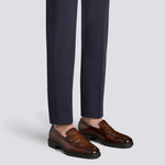 Santoni Calfskin Easy Loafer Brown