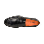 Santoni EASYLOAFER-NTGN01 Calfskin Easy Loafer Black