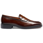 Santoni Calfskin Easy Loafer Brown