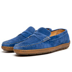 Alan Payne Edmond Suede Loafers French Blue