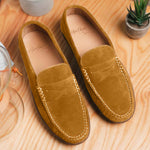 Alan Payne Edmond Suede Driving Shoes Sand