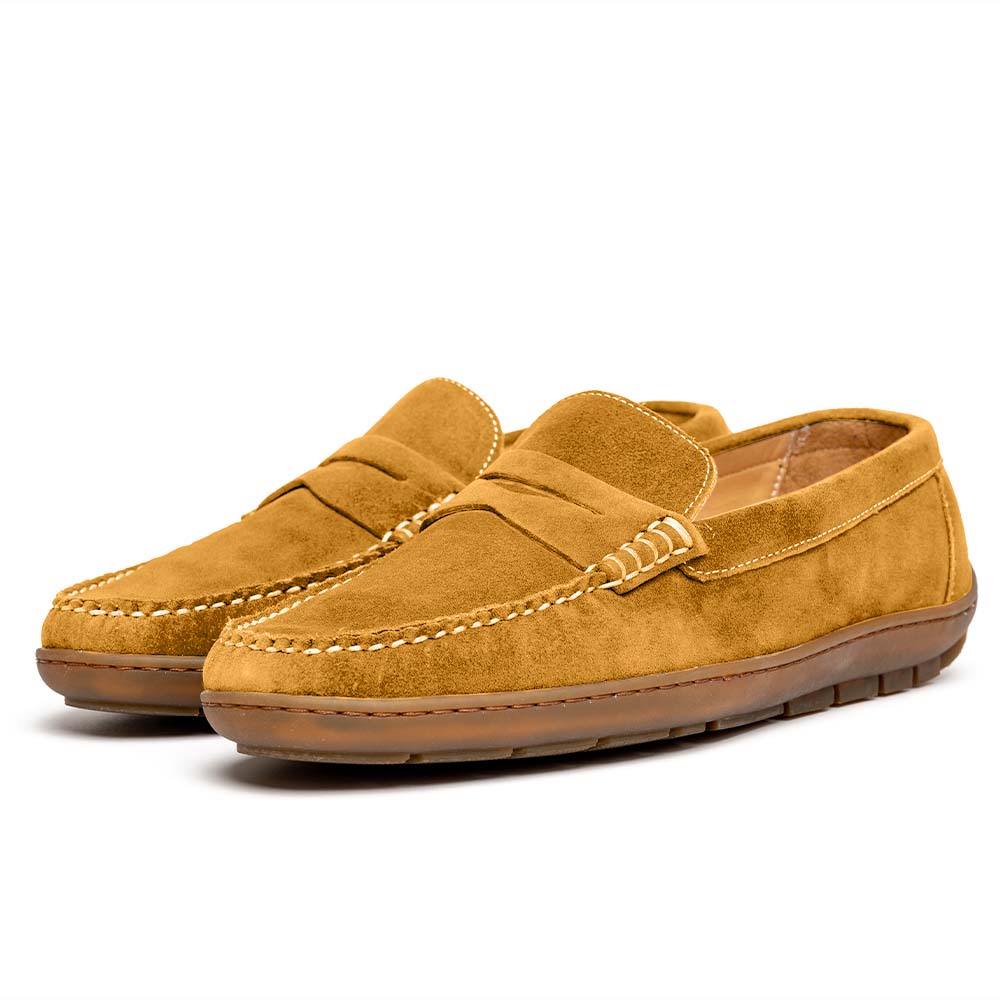 Alan Payne Edmond Suede Driving Shoes Sand