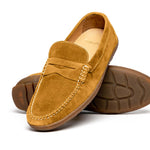 Alan Payne Edmond Suede Driving Shoes Sand