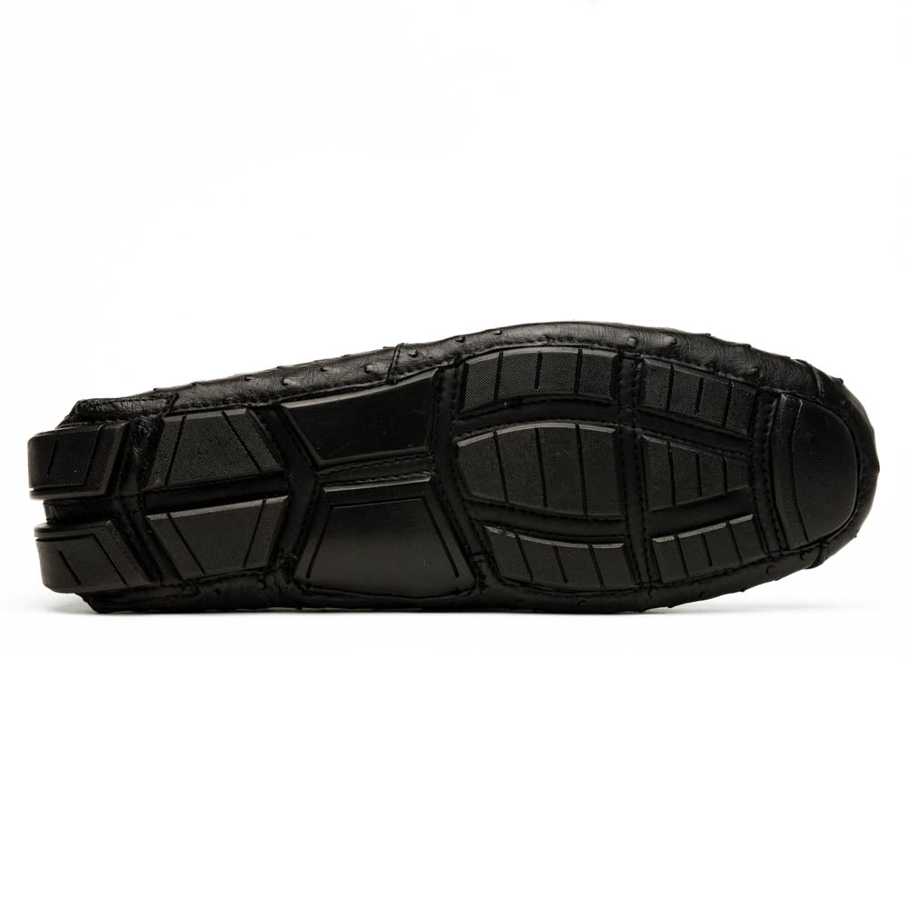 Marco Di Milano Bolonia Ostrich Driving Shoe Black