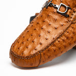 Marco Di Milano Bolonia Ostrich Driving Shoe Brandy
