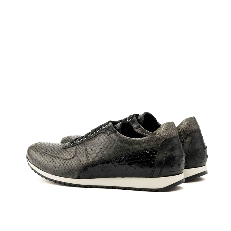 Emanuele Sempre Corsini Python Sneakers Black/Grey