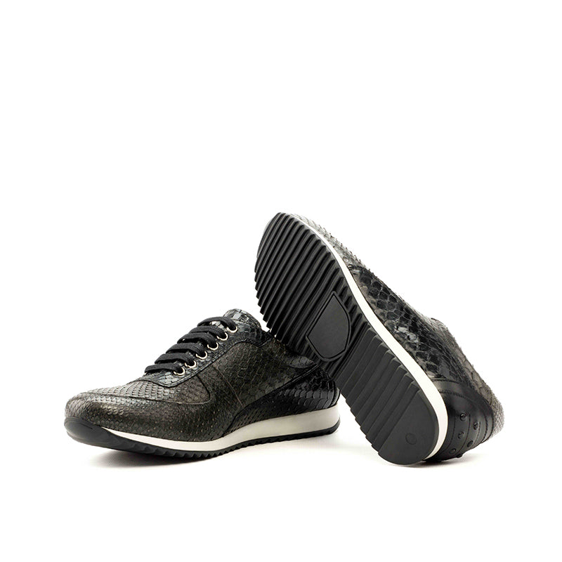 Emanuele Sempre Corsini Python Sneakers Black/Grey