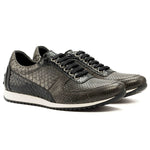 Emanuele Sempre Corsini Python Sneakers Black/Grey