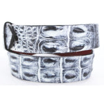 Custom Genuine Saltwater Crocodile Belt