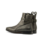 Emanuele Sempre Jodhpur Python Boots Grey