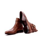 Emanuele Sempre Jodhpur Python Boots Med Brown