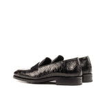 Emanuele Sempre Loafer Alligator Shoes Black