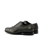 Emanuele Sempre Oxford Python Shoes Grey