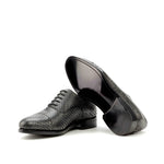 Emanuele Sempre Oxford Python Shoes Grey