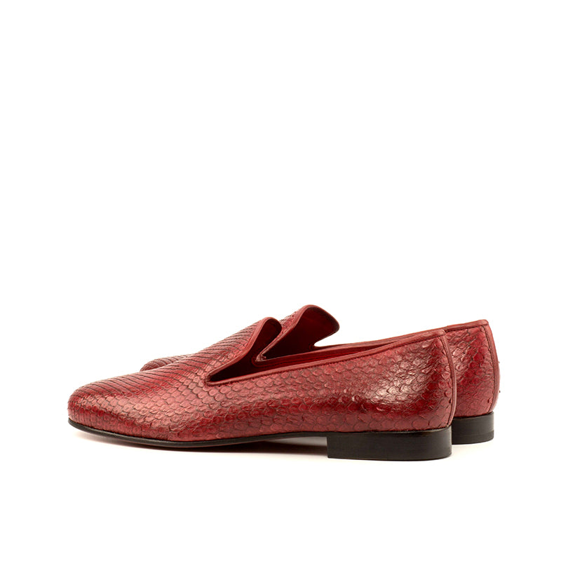 Emanuele Sempre Wellington Python Shoes Red