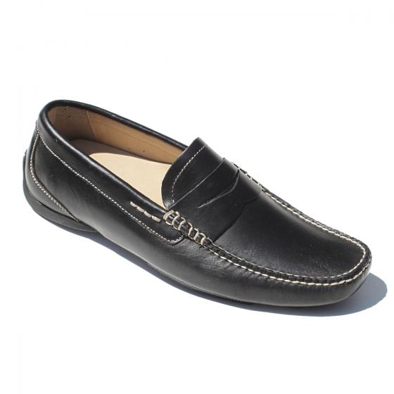 Alan Payne Luigi Calfskin Driving Shoes Black