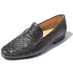 Alan Payne Vitto Genuine Ostrich Loafers Black