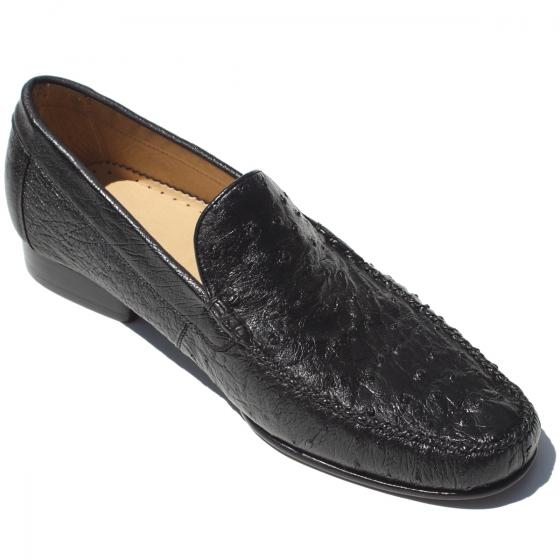 Alan Payne Vitto Genuine Ostrich Loafers Tobacco