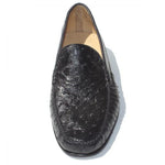 Alan Payne Vitto Genuine Ostrich Loafers Black