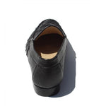 Alan Payne Vitto Genuine Ostrich Loafers Black