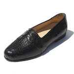 Alan Payne Sandro Genuine Crocodile Loafers Black
