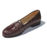 Alan Payne Sandro Genuine Crocodile Loafers Brown