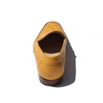 Alan Payne Yellow Genuine Ostrich Loafers  