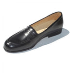 Alan Payne Sergio Italian Calfskin Slip On Loafers Black
