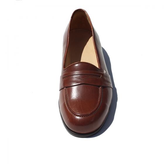 Alan Payne Sergio Italian Calfskin Slip On Loafers Chili