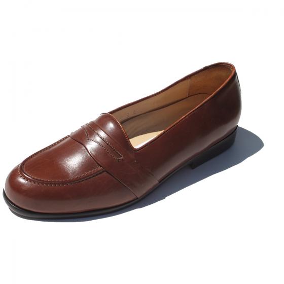 Alan Payne Sergio Italian Calfskin Slip On Loafers Chili